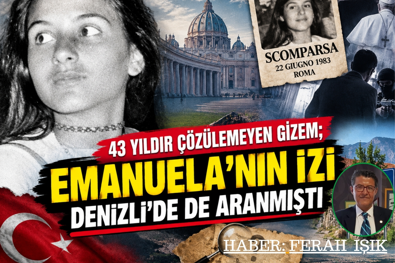 43 YILDIR ÇÖZÜLEMEYEN GİZEM; EMANUELA’NIN İZİ DENİZLİ’DE DE ARANMIŞTI