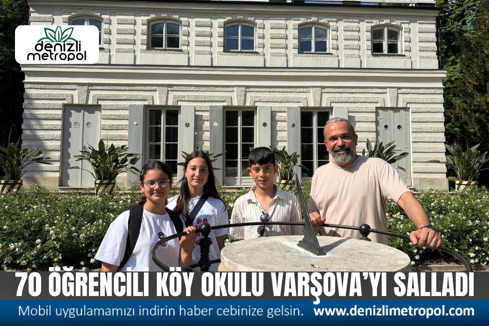 70 ÖĞRENCİLİ KÖY OKULU VARŞOVA’YI SALLADI