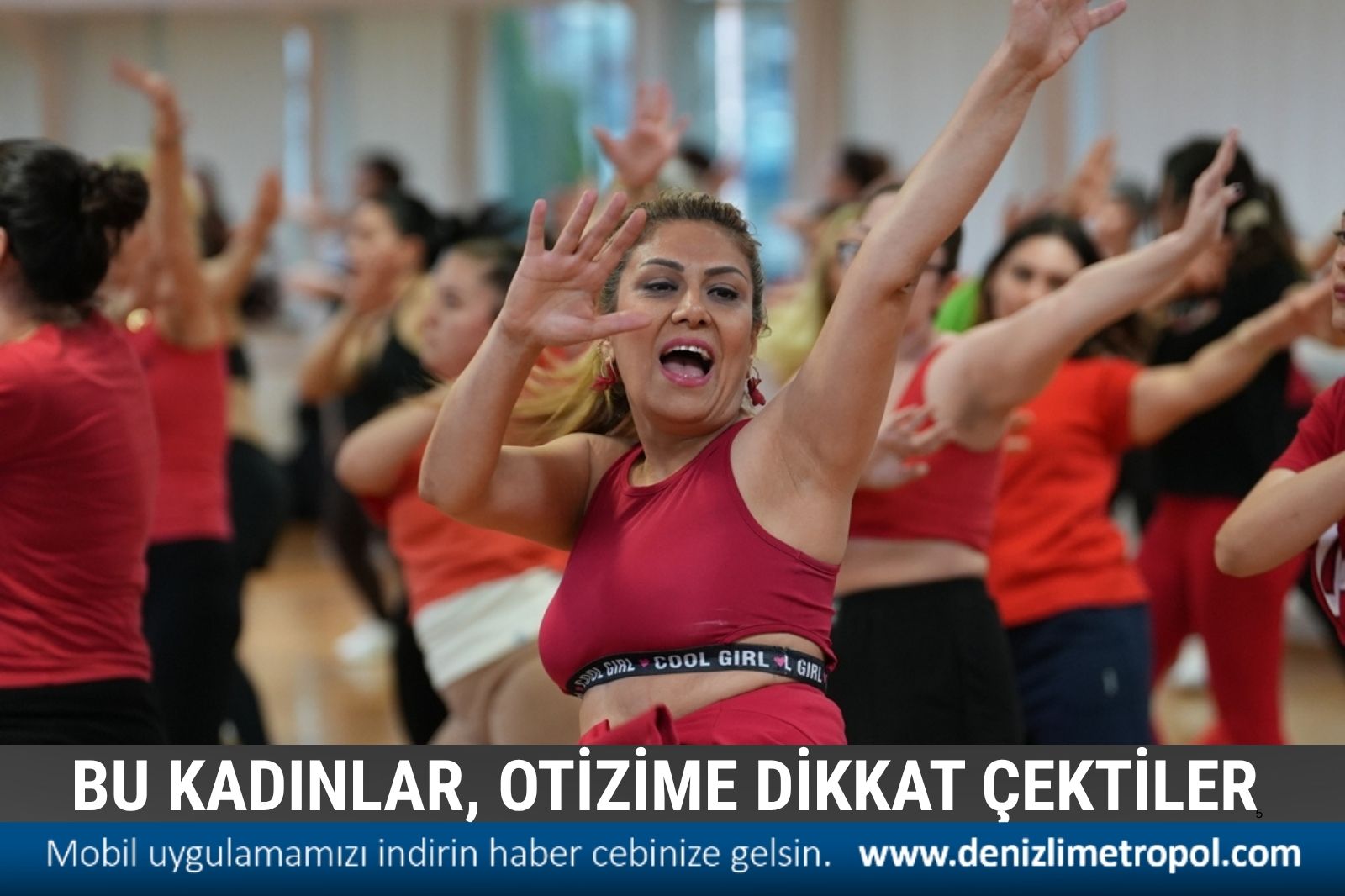 80 KADIN OTOZİM İÇİN SPOR YAPTI