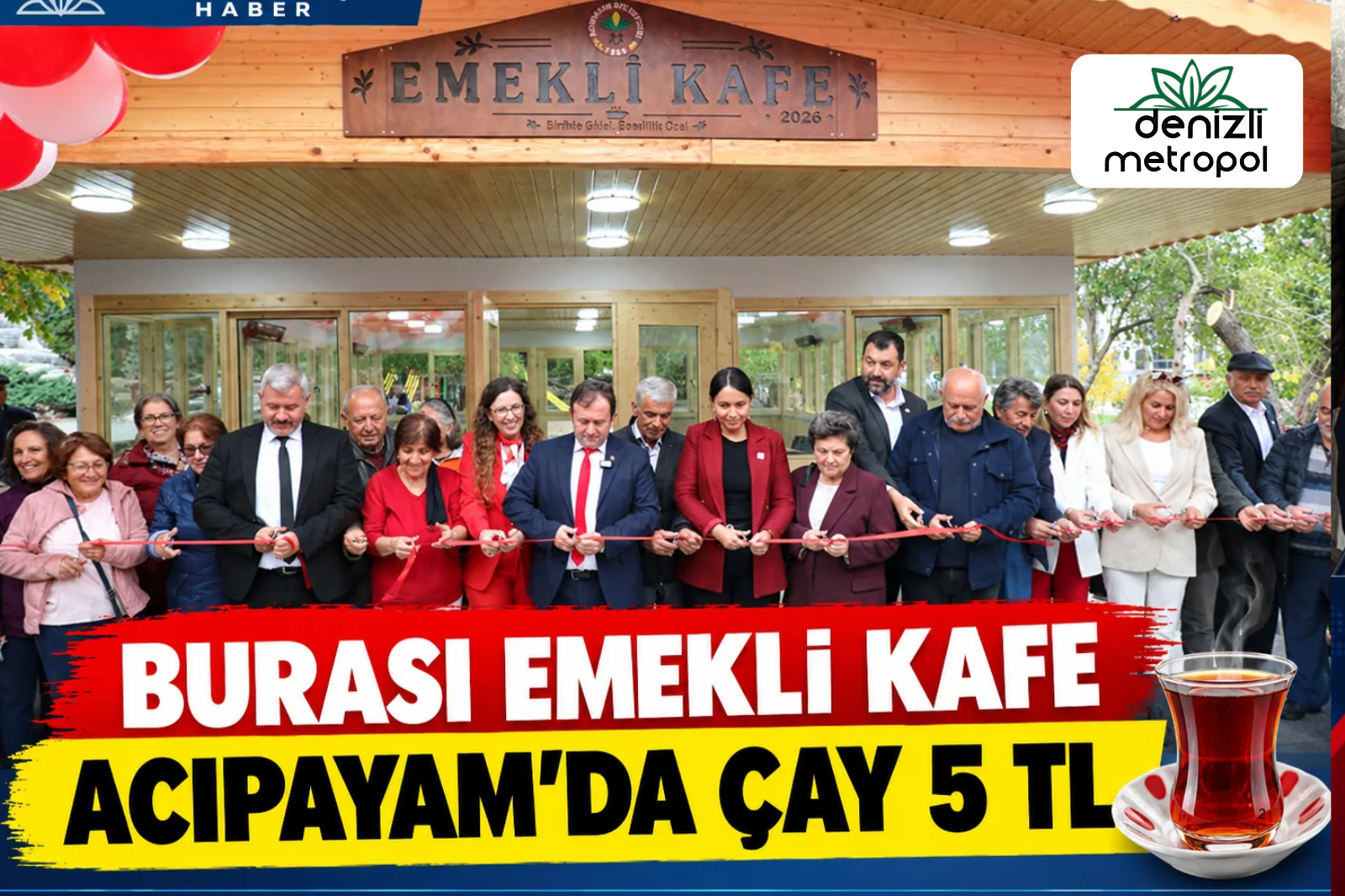 ACIPAYAM’DA ÇAY 5 TL