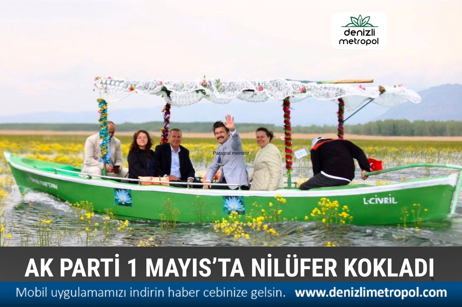 AK PARTİ, 1 MAYIS’TA NİLÜFER KOKLADI
