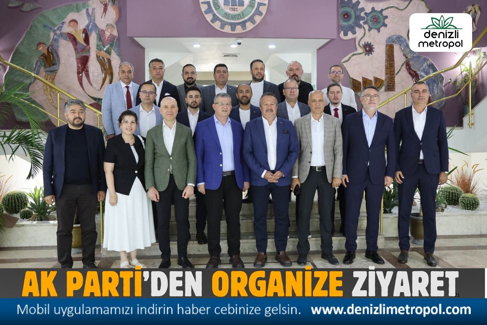AK PARTİ’DEN ORGANİZE SANAYİ BÖLGESİ’NE ZİYARET