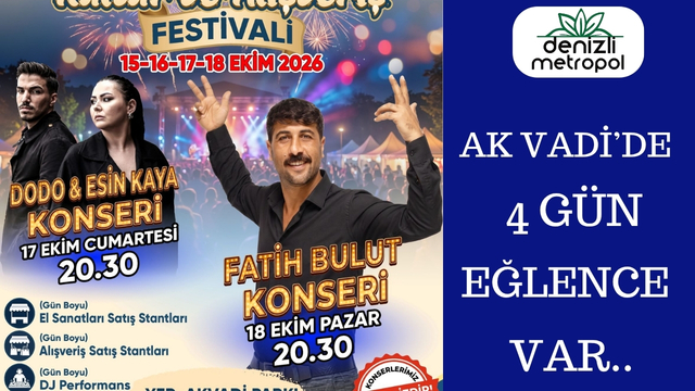 AKVADİ’DE 4 GÜN EĞLENCE VAR
