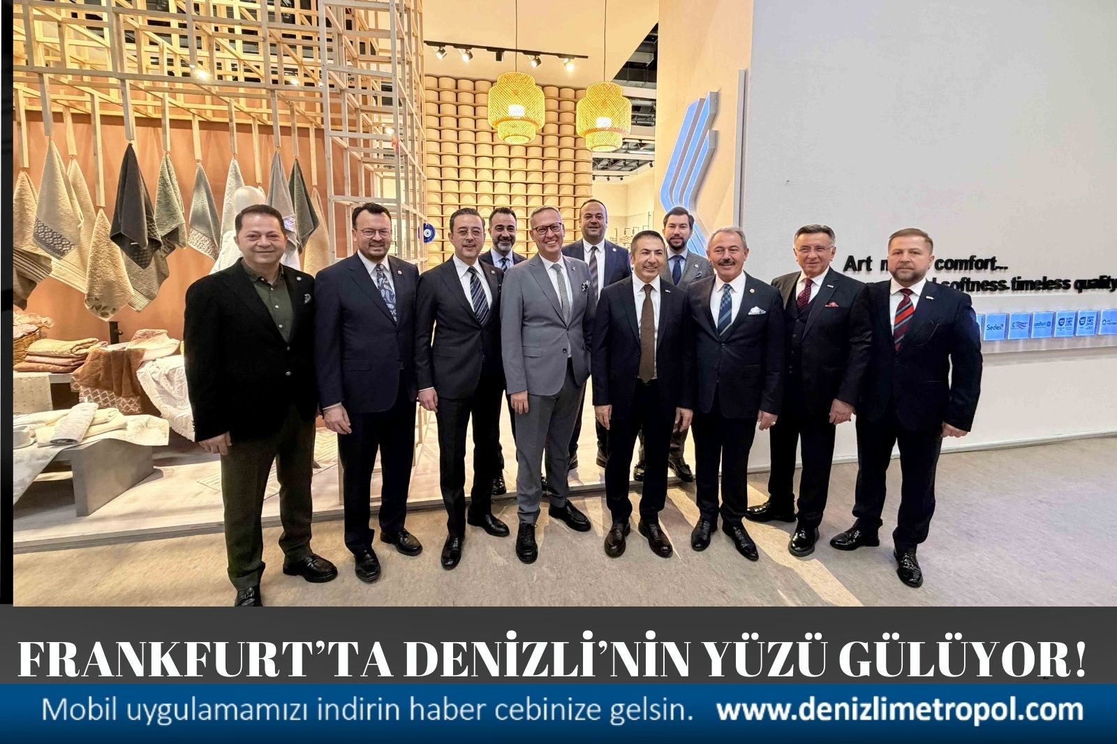 ALMANYA’DAKİ FUAR DENİZLİ TEKSTİL SEKTÖRÜNÜ SEVİNDİRDİ