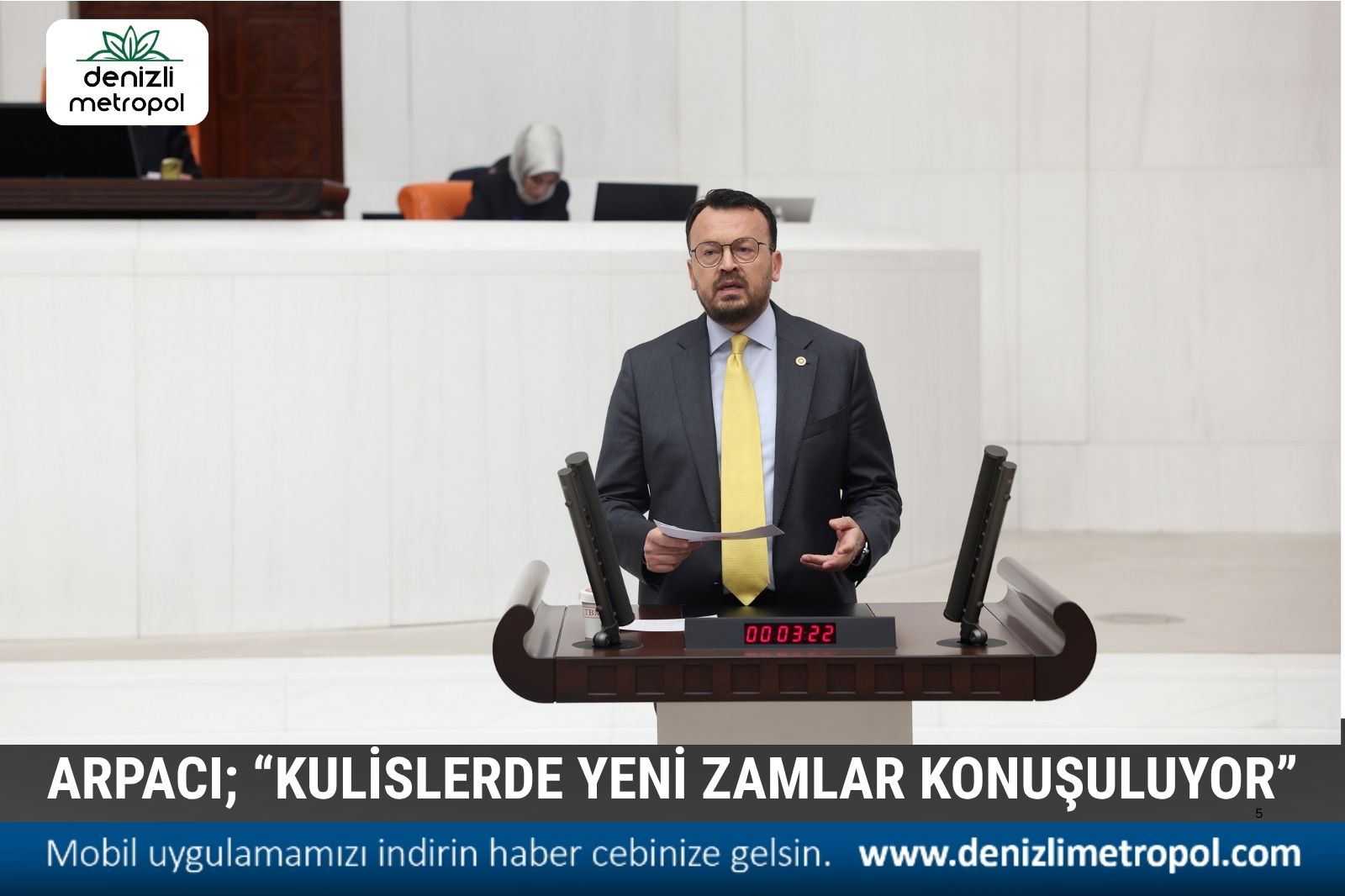 ARPACI; “ELEKTRİK VE DOĞALGAZA ZAM PLANLANIYOR”