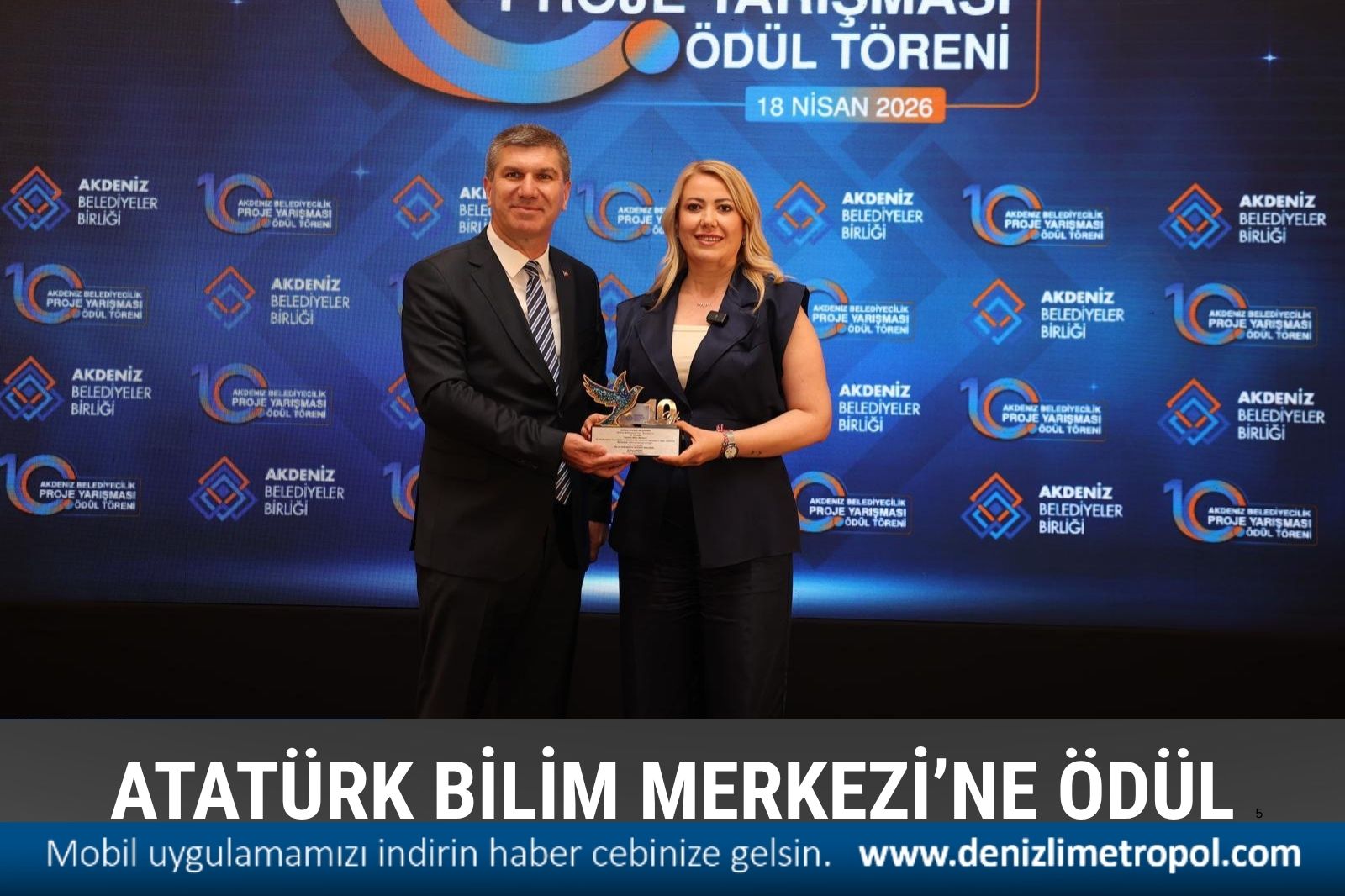 ATATÜRK BİLİM MERKEZİ’NE ÖDÜL