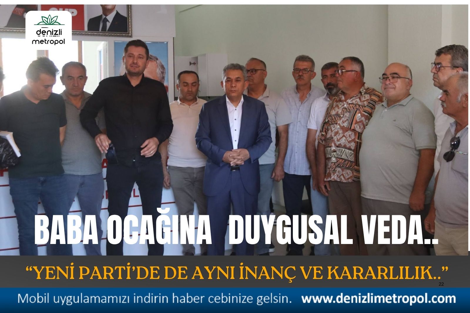 BABA OCAĞINA DUYGUSAL VEDA