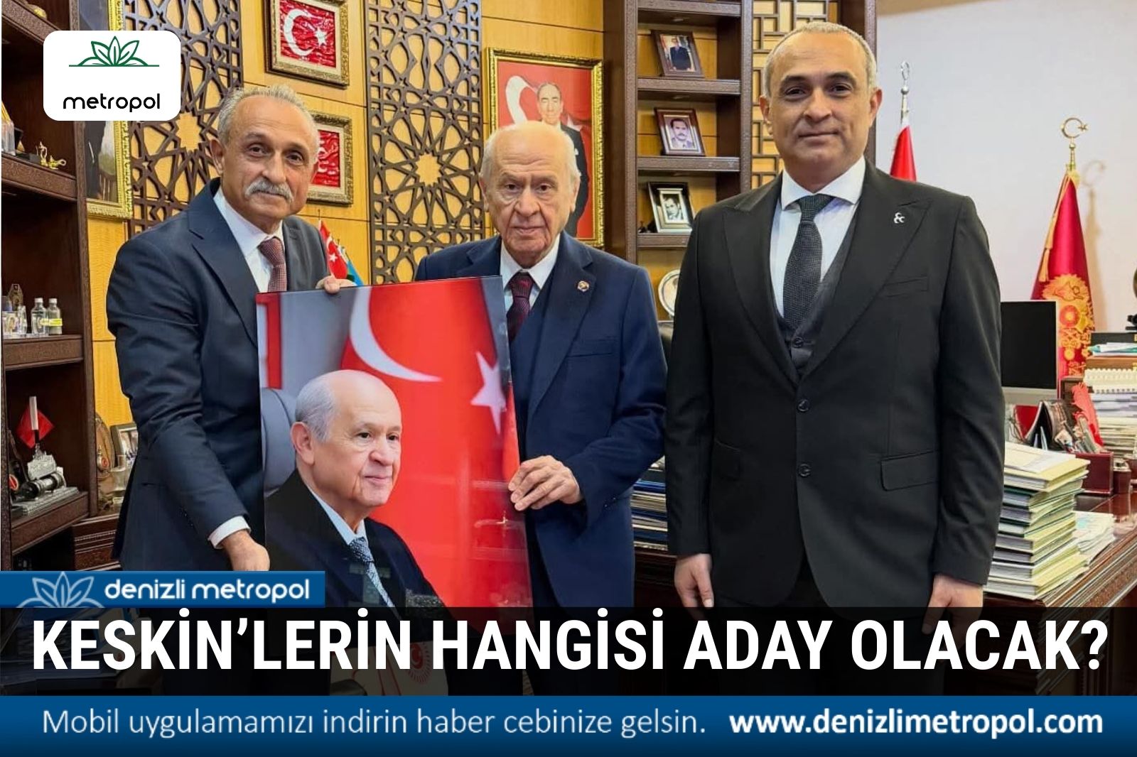 BAHÇELİ’YE TABLO İLE GİTTİLER, KESKİN KARDEŞLERİN HANGİSİ ADAY OLACAK?