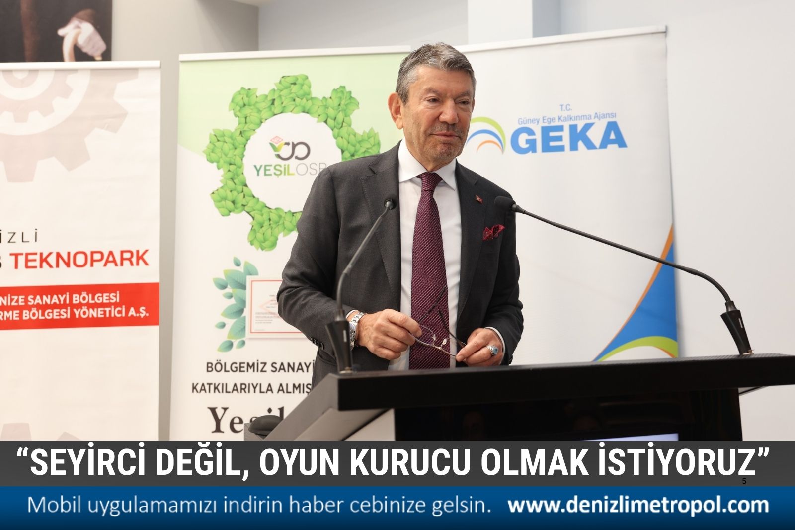 BALTALI, “SEYİRCİ DEĞİL, OYUN KURUCU OLMAK İSTİYORUZ”