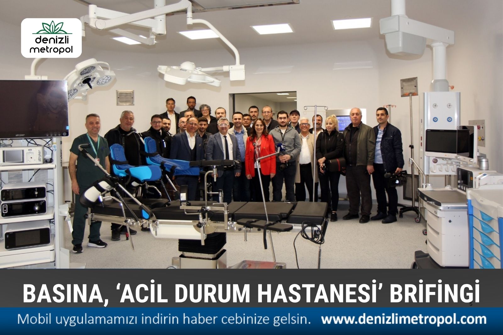 BASINA ‘ACİL DURUM HASTANESİ BİRİFİNGİ’ VERİLDİ