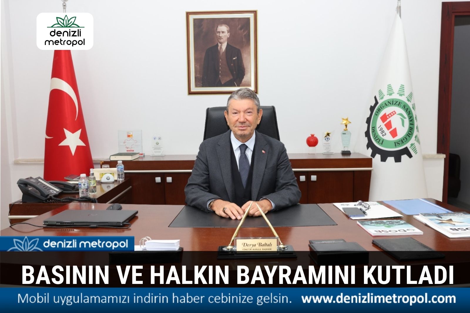 BASININ VE HALKIN BAYRAMINI KUTLADI
