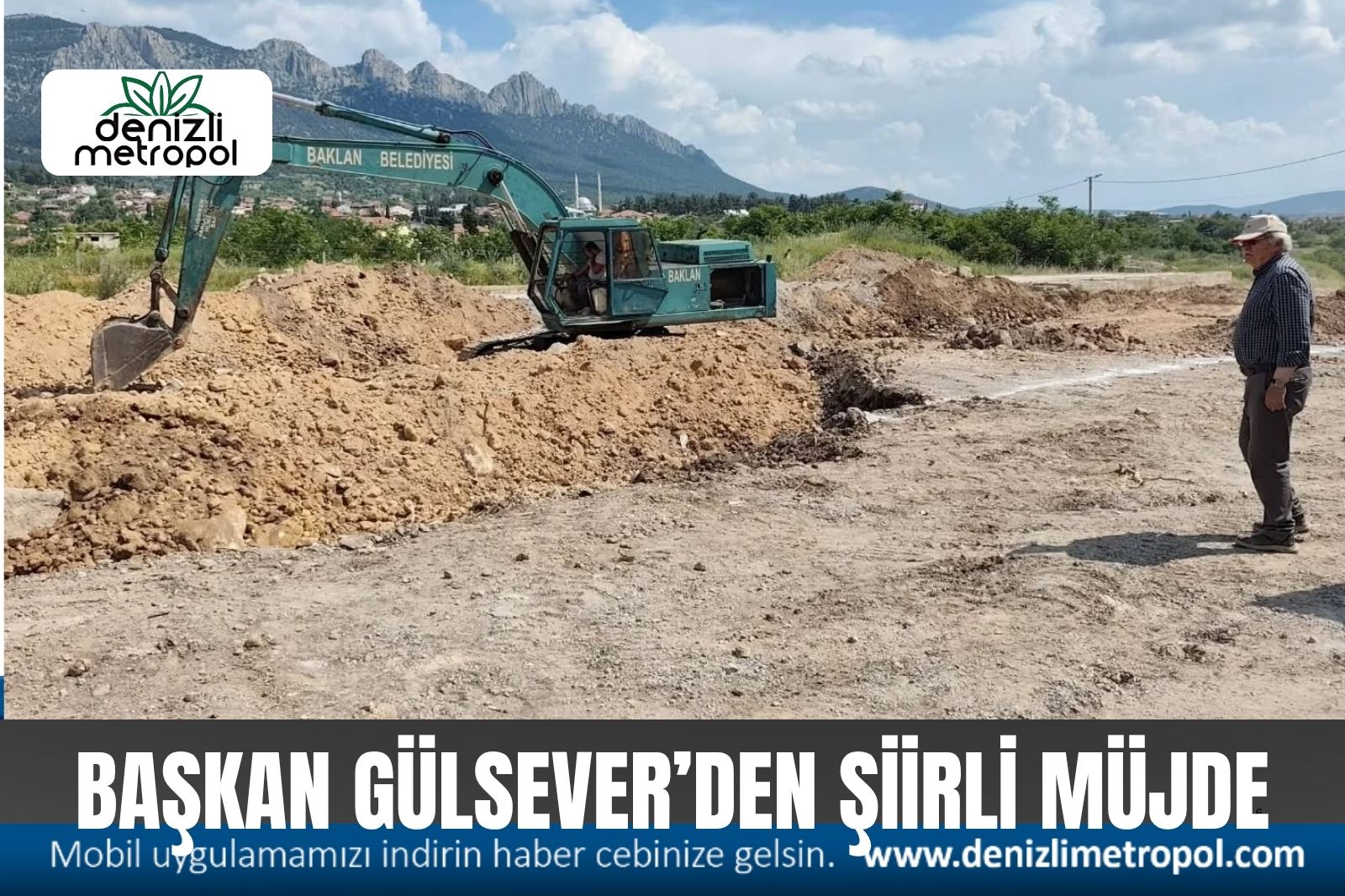BAŞKAN GÜLSEVER’DEN ŞİİRLİ MÜJDE