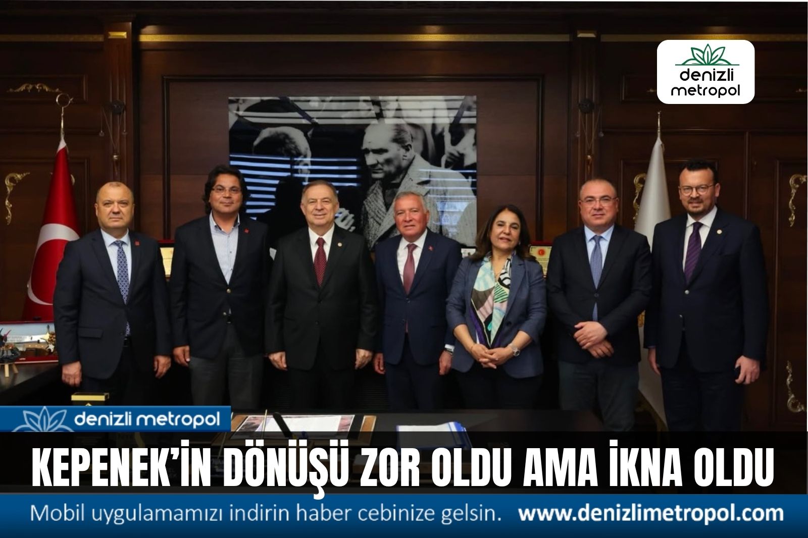 BAŞKAN KEPENEK'İN  CHP'YE DÖNÜŞÜ ZOR OLDU AMA SONUNDA İKNA OLDU