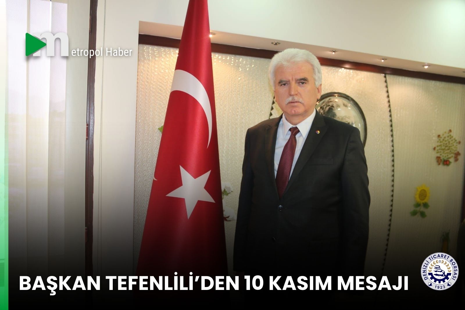 Başkan Tefenlili’den 10 Kasım Mesajı