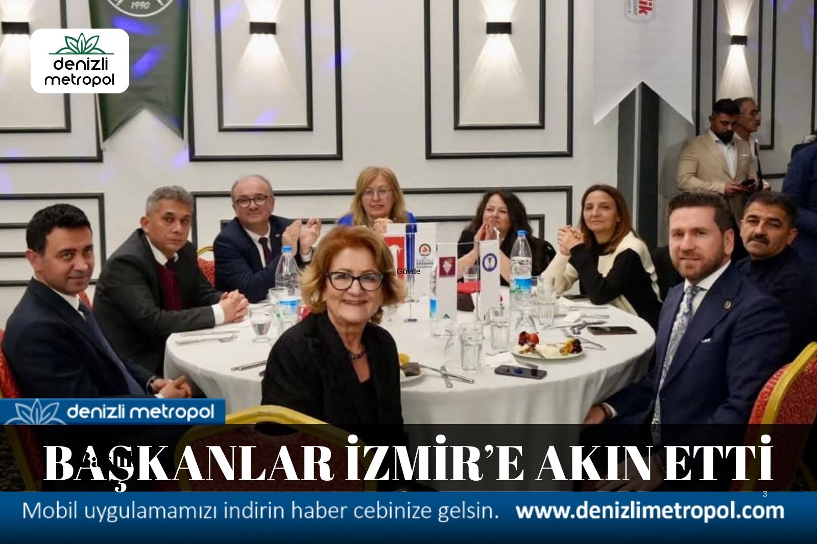 BAŞKANLAR İZMİR’E ÇIKARMA YAPTI