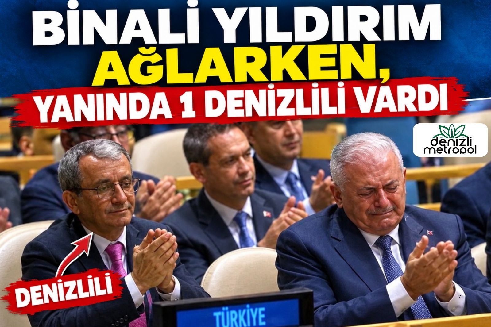 BİNALİ YILDIRIM AĞLARKEN YANINDA 1 DENİZLİLİ VARDI