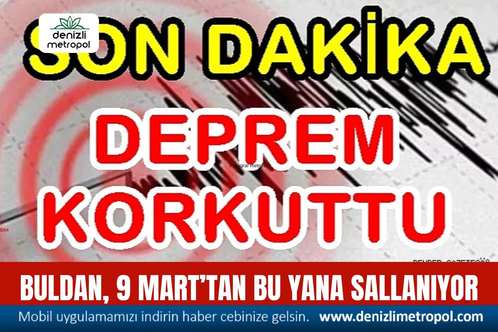 BULDAN SALLANMAYA DEVAM EDİYOR