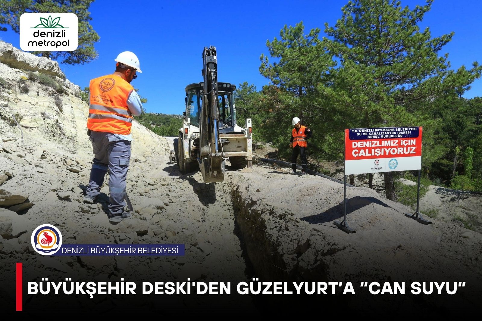 Büyükşehir DESKİ'den Güzelyurt’a “Can Suyu”