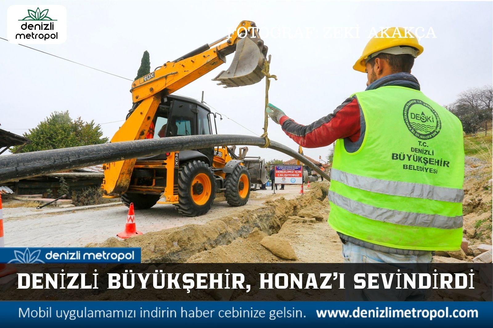 BÜYÜKŞEHİR, HONAZ’I SEVİNDİRDİ