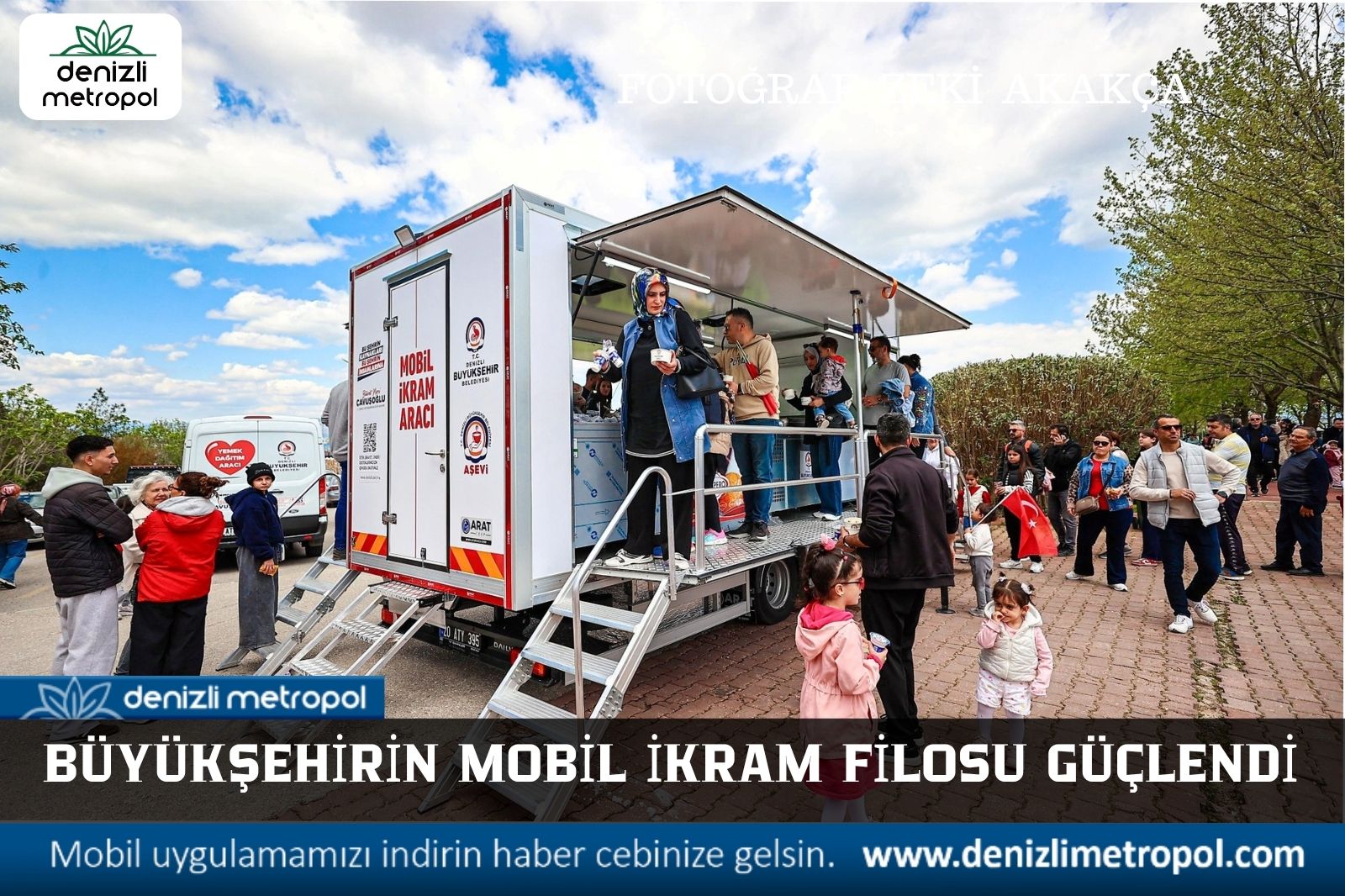 BÜYÜKŞEHİRİN MOBİL İKRAM FİLOSU GÜÇLENDİ