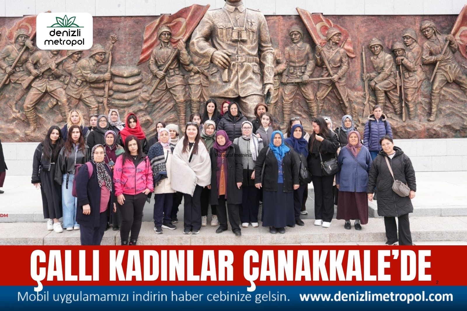 ÇALLI KADINLAR ÇANAKKALE’DE