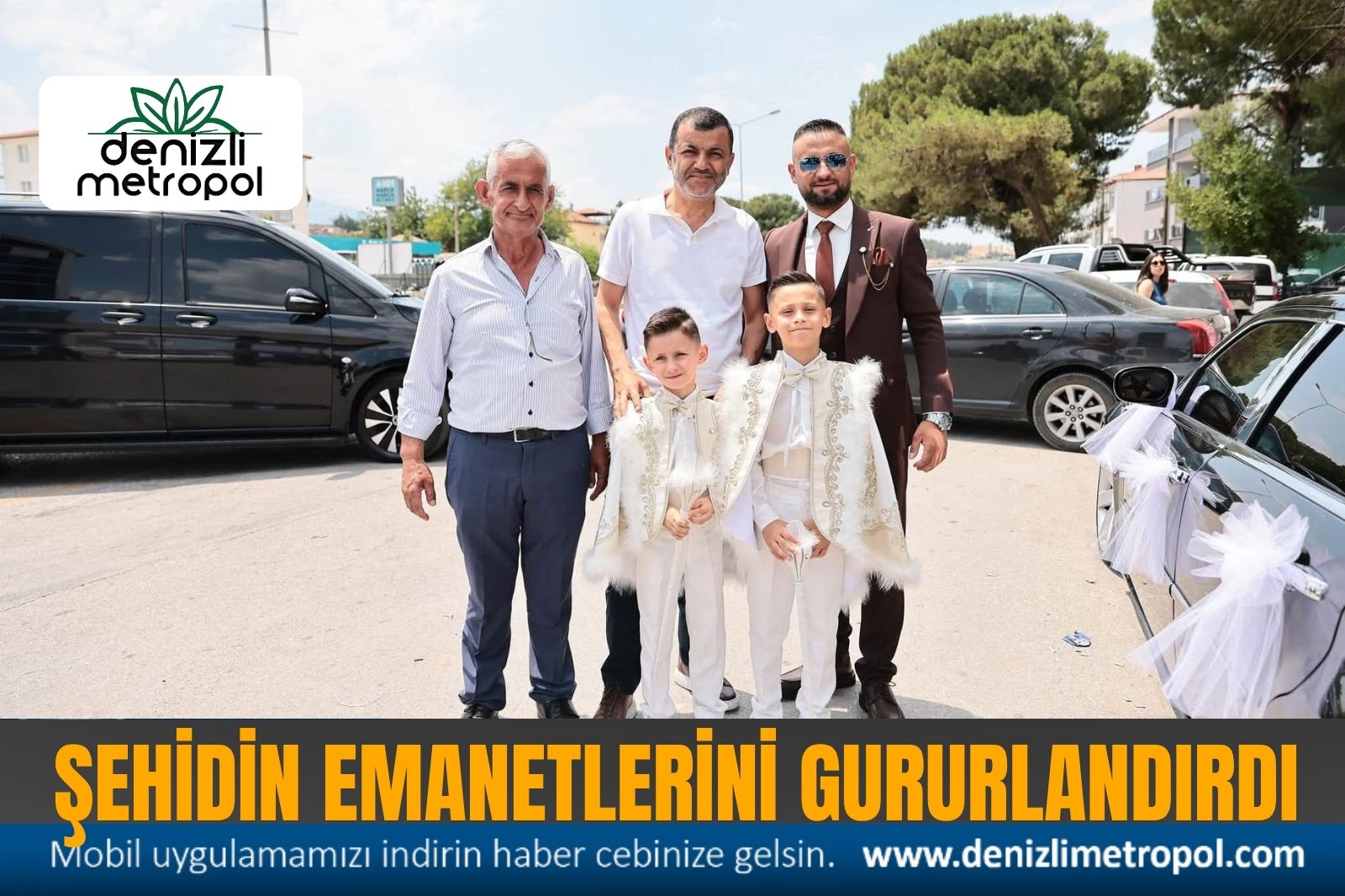ÇAVUŞOĞLU, ŞEHİDİN  EMANETLERİNİ GURURLANDIRDI
