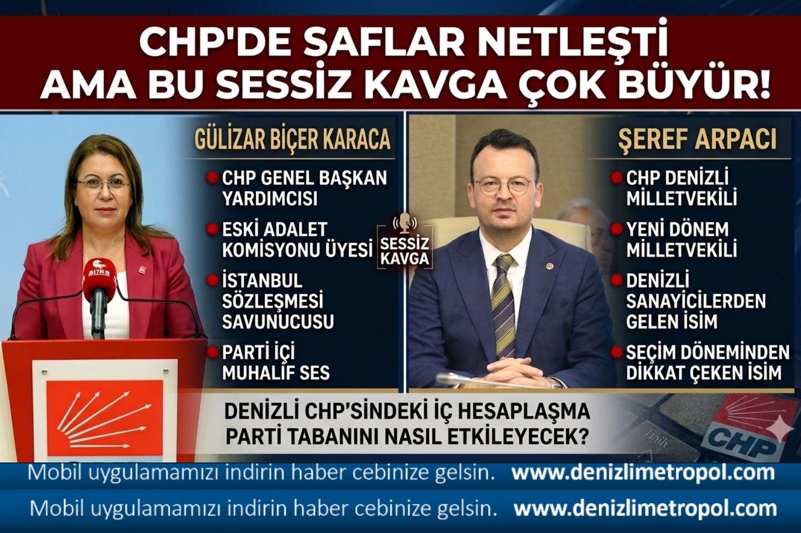 CHP’DE SAFLAR NETLEŞTİ, BU SESSİZ KAVGA ÇOK BÜYÜR!