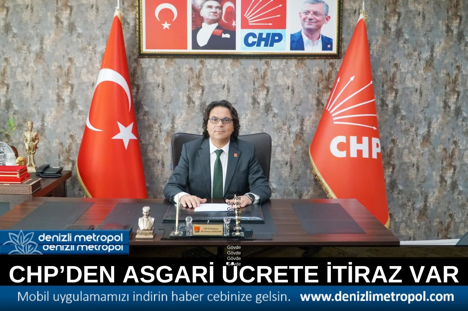CHP’DEN ASGARİ ÜCRETE  İTİRAZ VAR