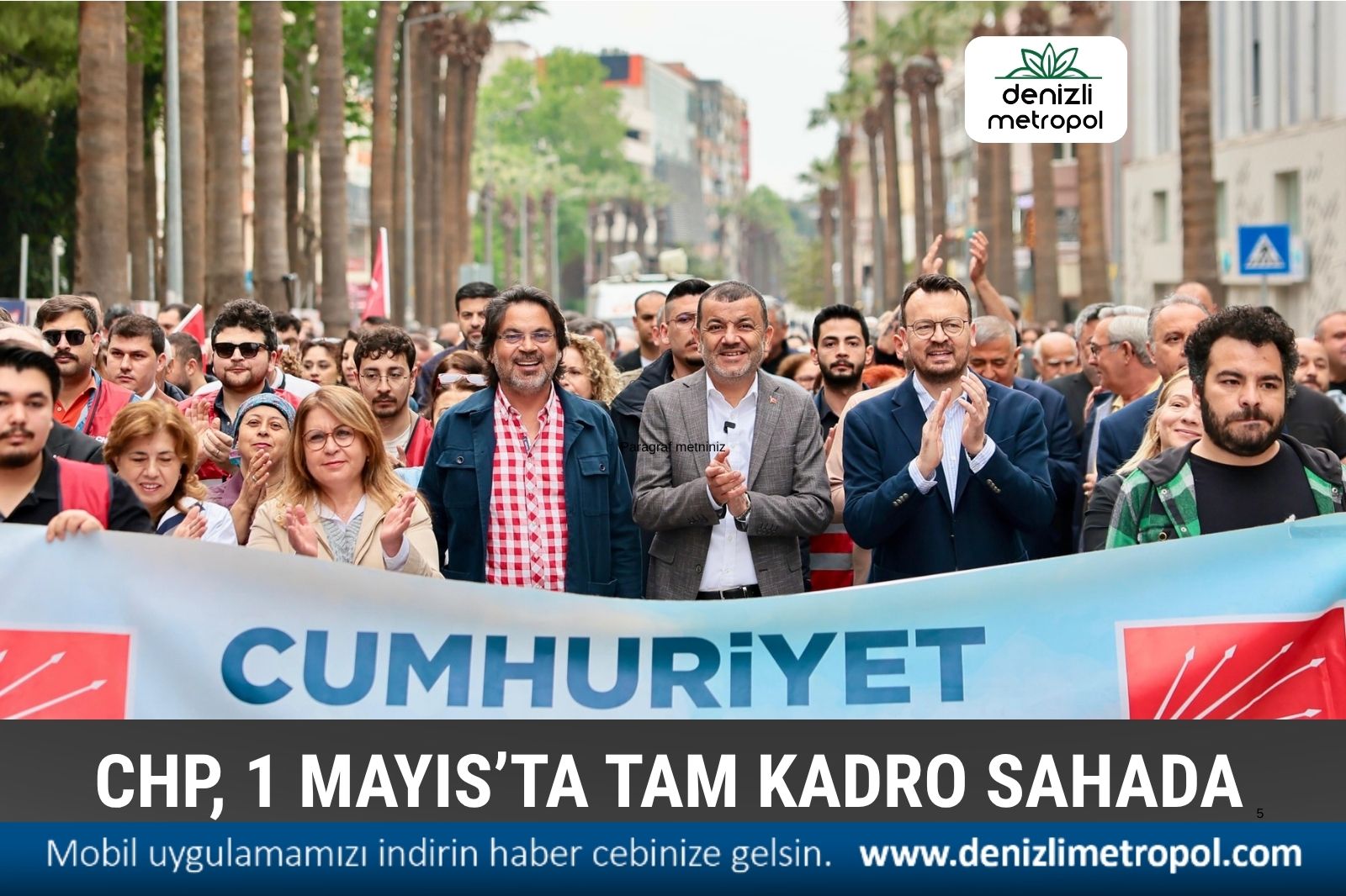 CHP TAM KADRO 1 MAYIS’TA