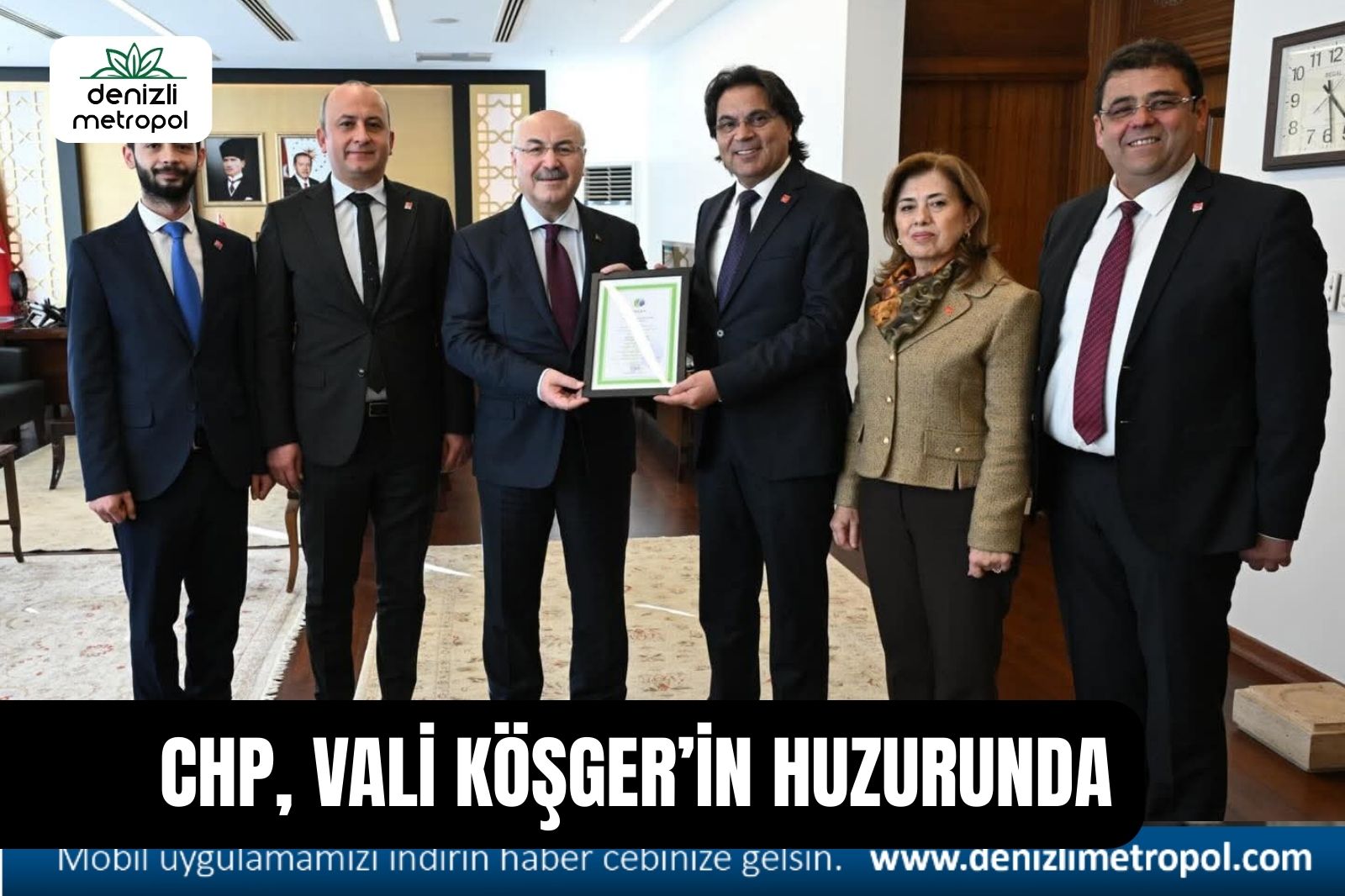 CHP, VALİ’NİN HUZURUNDA