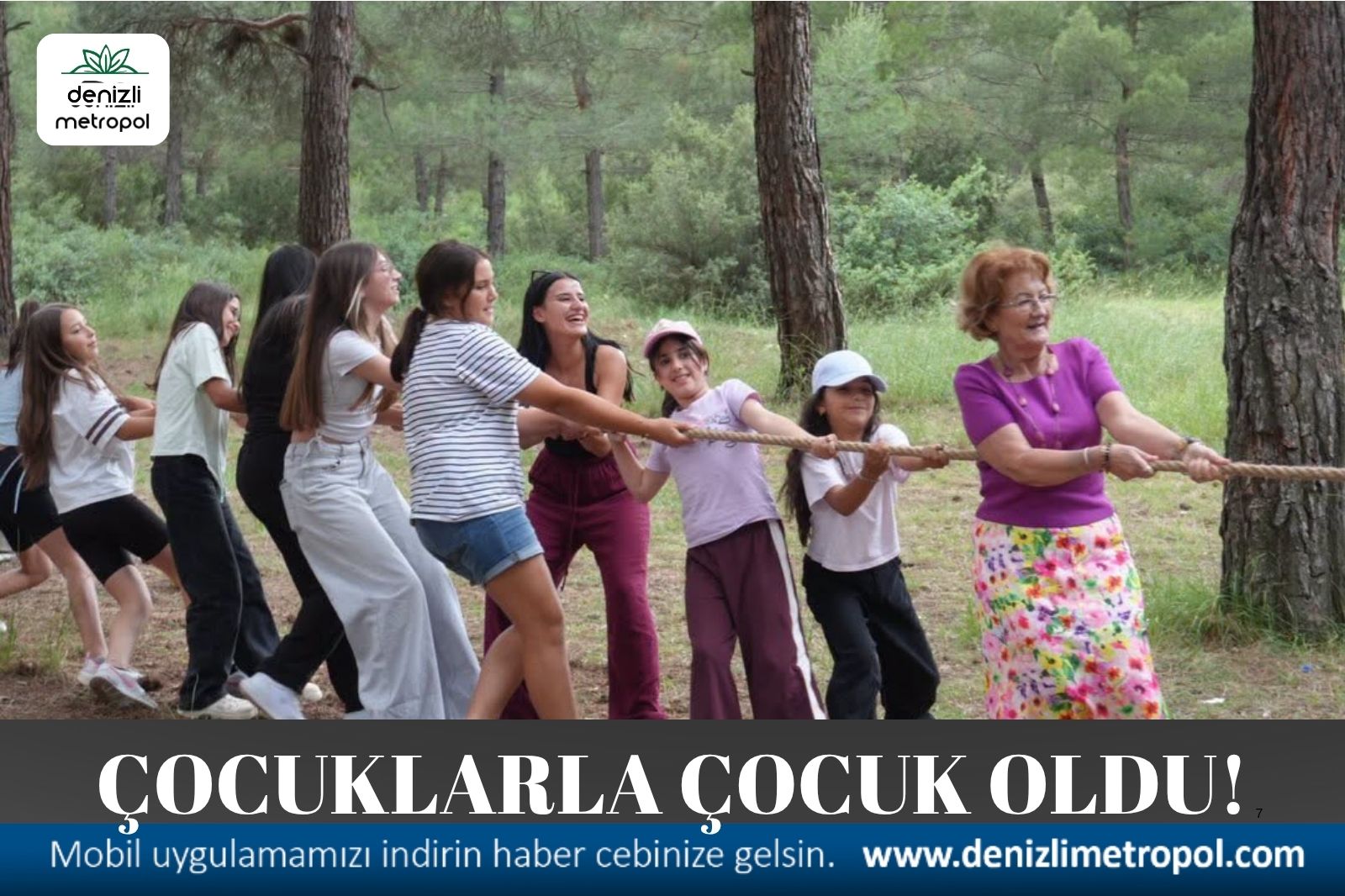 ÇOCUKLARLA ÇOCUK OLDU!
