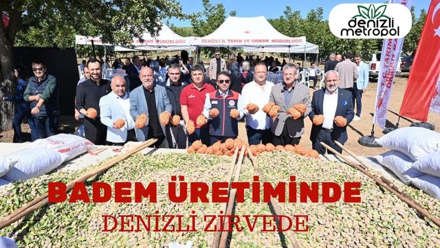 DENİZLİ, BADEM ÜRETİMİNDE DE SÖZ SAHİBİ