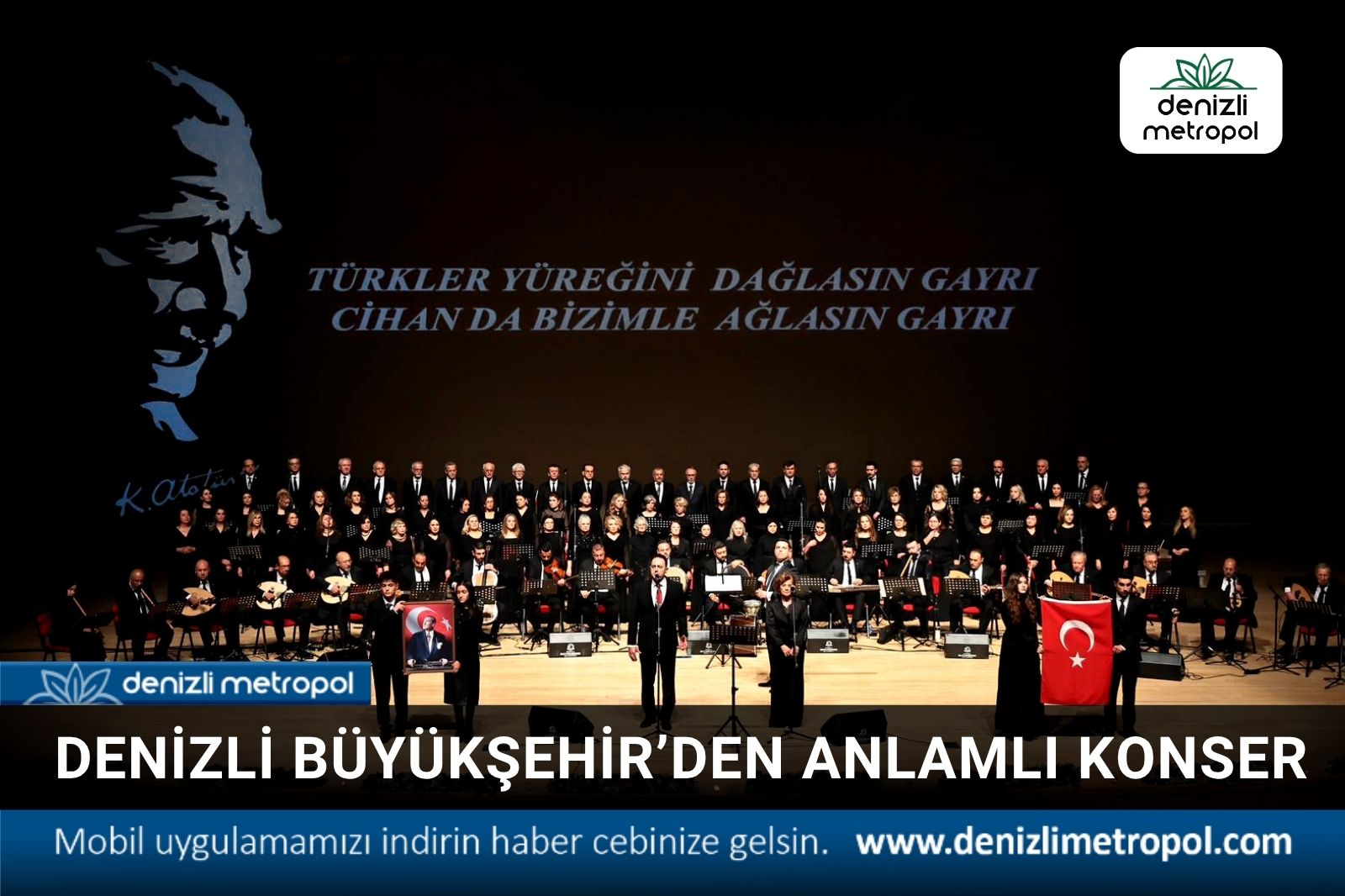 Denizli Büyükşehir’den anlamlı konser