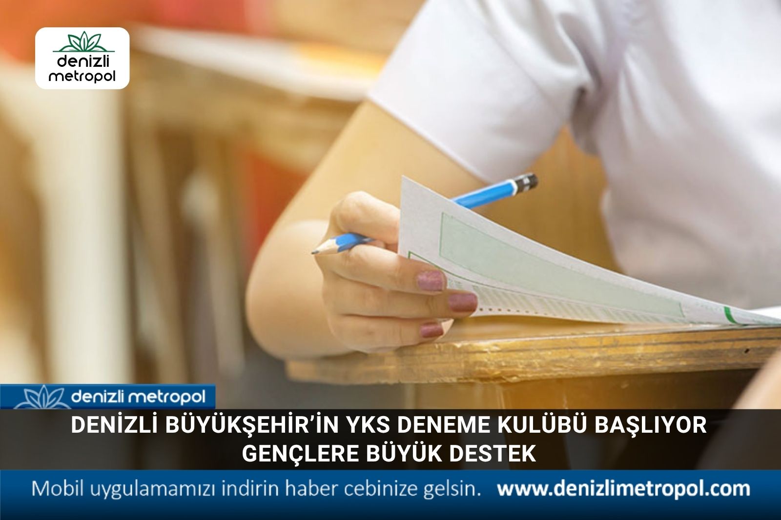 Denizli Büyükşehir’in YKS Deneme Kulübü başlıyor Gençlere büyük destek