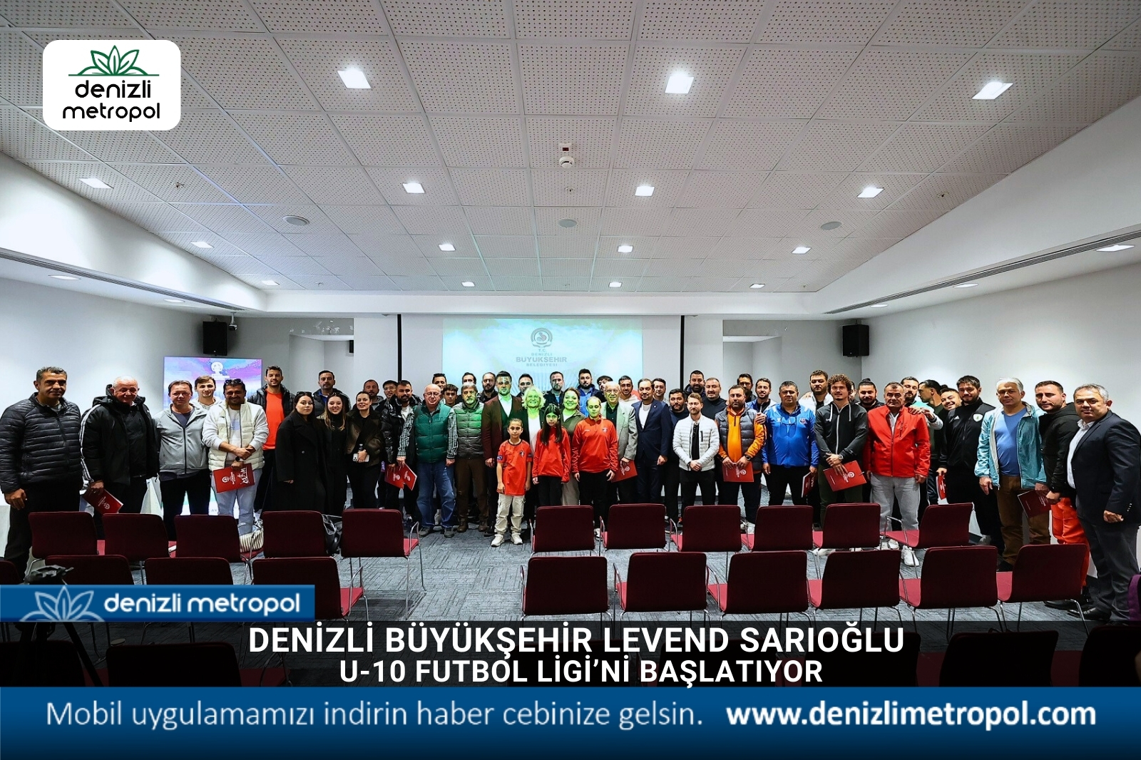 Denizli Büyükşehir Levend Sarıoğlu U-10 Futbol Ligi’ni başlatıyor