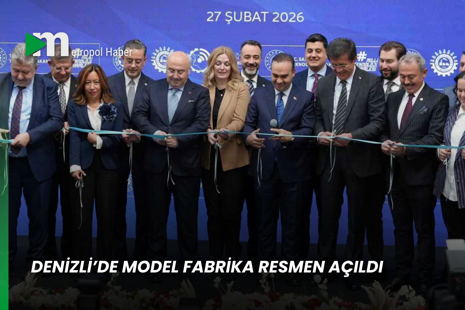 DENİZLİ’DE MODEL FABRİKA RESMEN AÇILDI