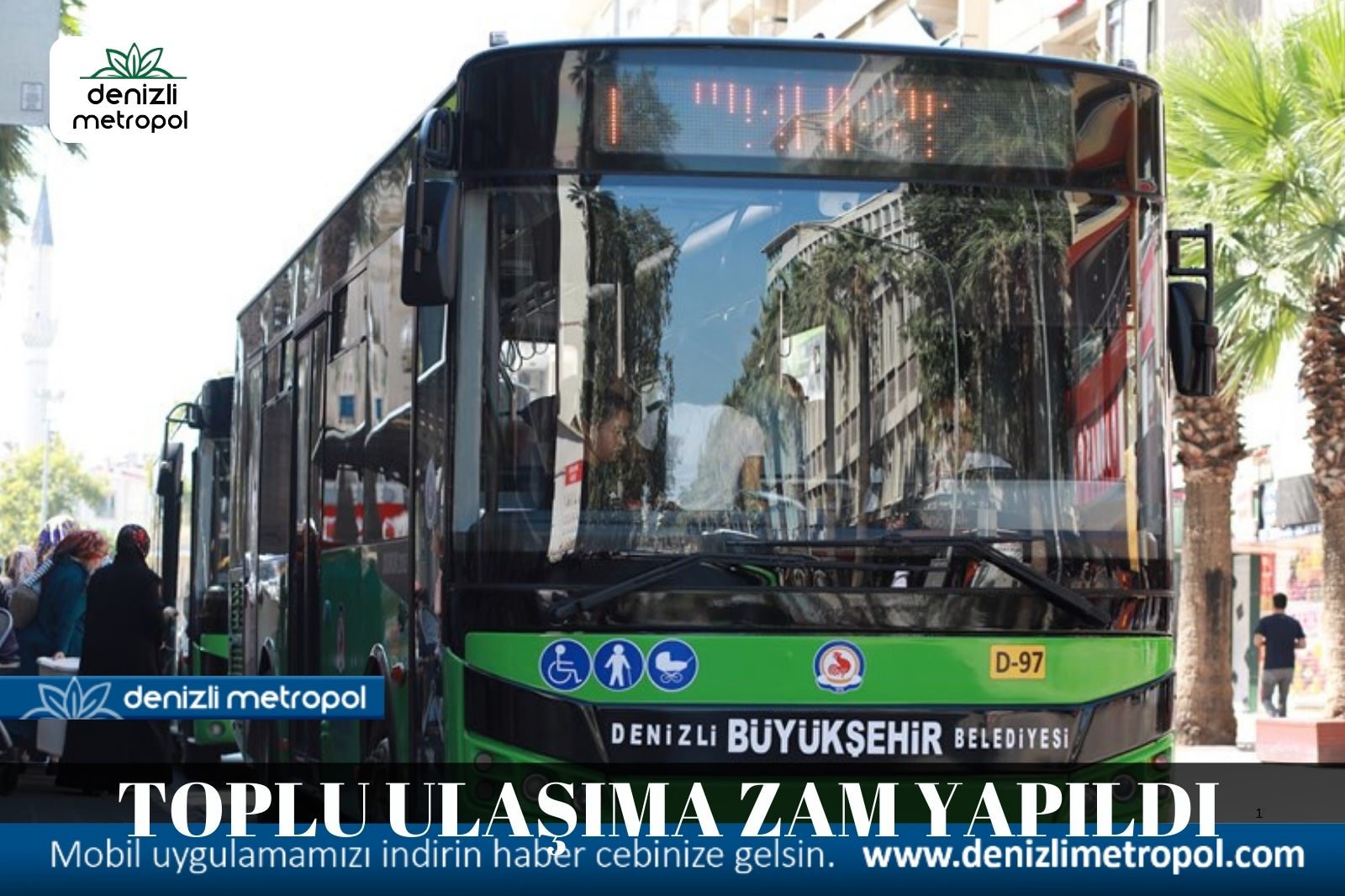 DENİZLİ’DE ULAŞIMA ZAM YAPILDI