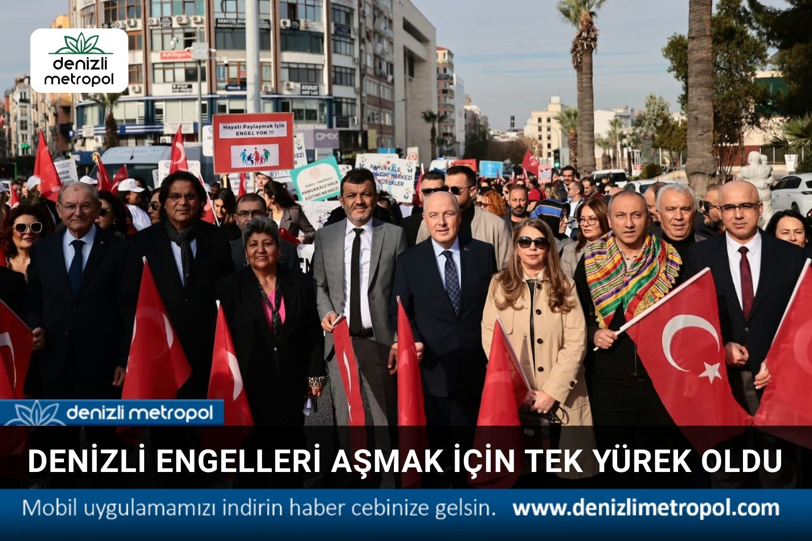 Denizli engelleri aşmak için tek yürek oldu