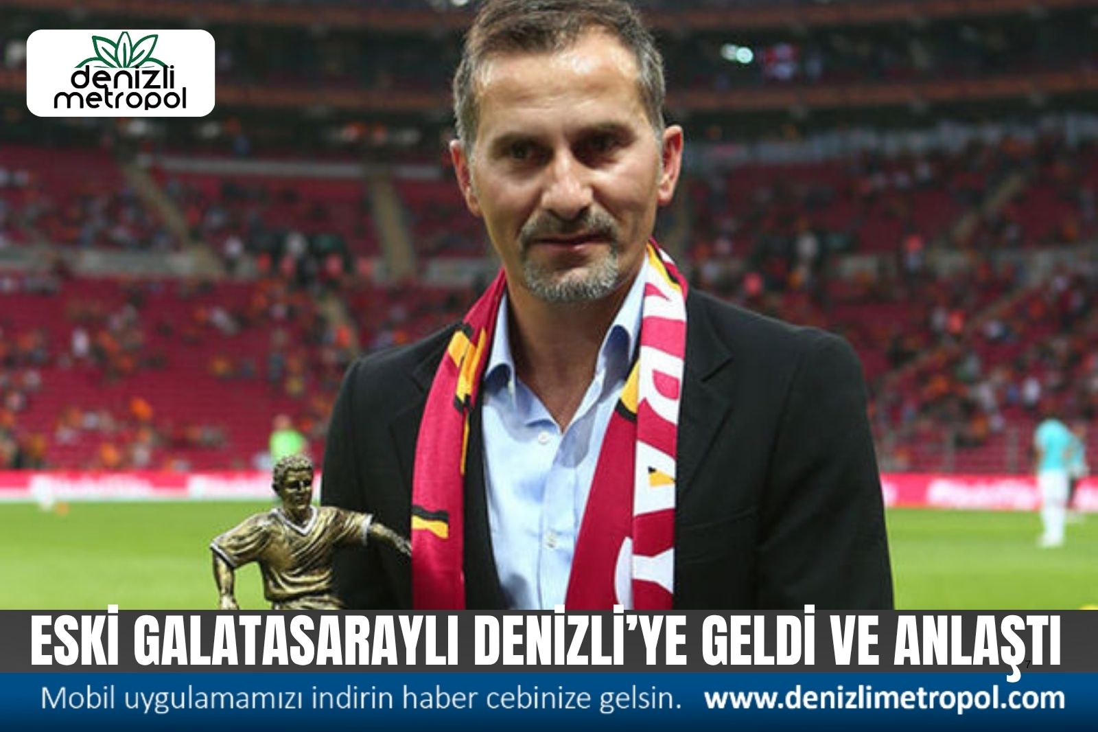DENİZLİ İ.Y, ERGÜN PEMBE İLE EL SIKIŞTI
