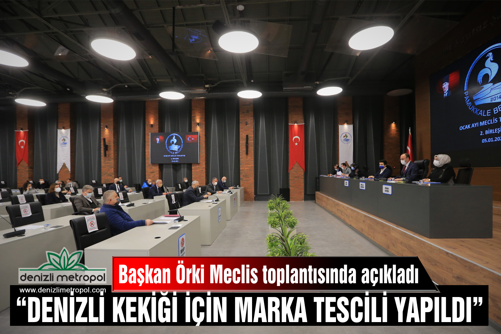 “DENİZLİ KEKİĞİ MARKA TESCİLİ ALINDI”
