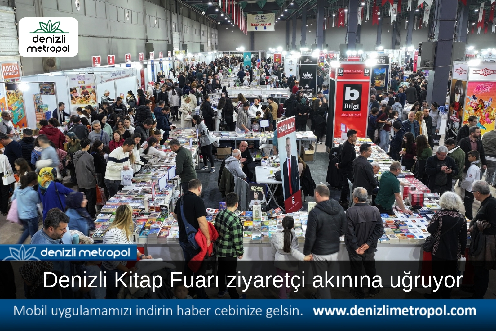 Denizli Kitap Fuarı son haftasına girdi