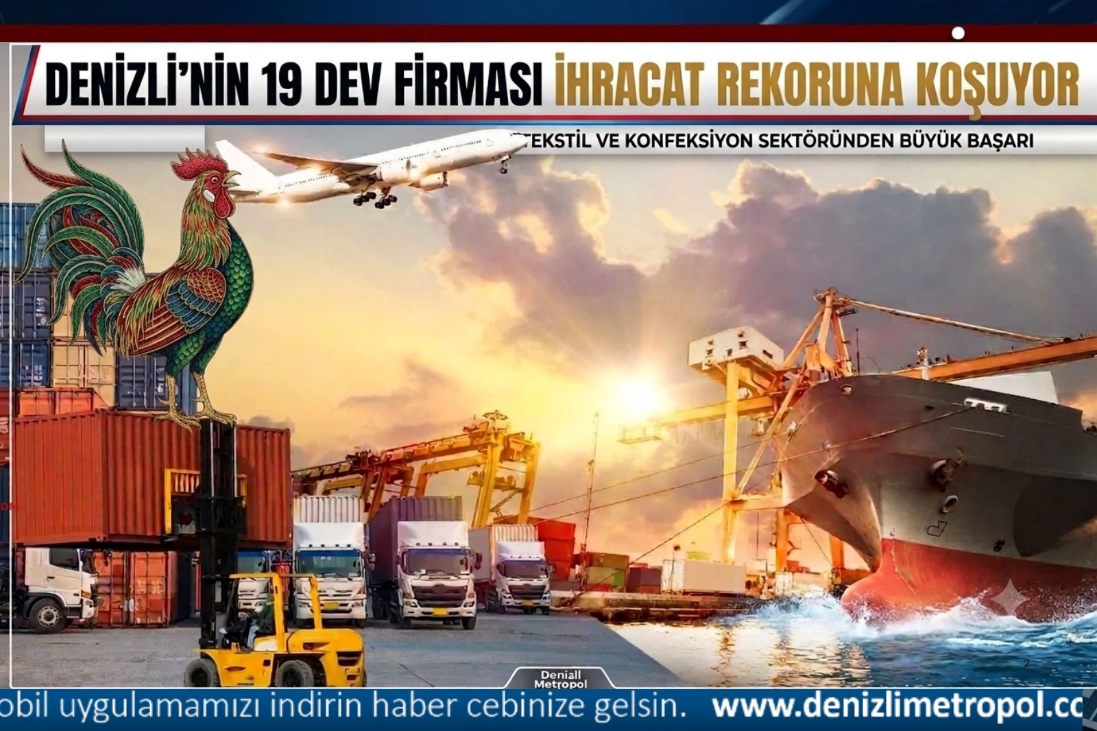 DENİZLİ’NİN 19 DEV FİRMASI REKORA KOŞUYOR