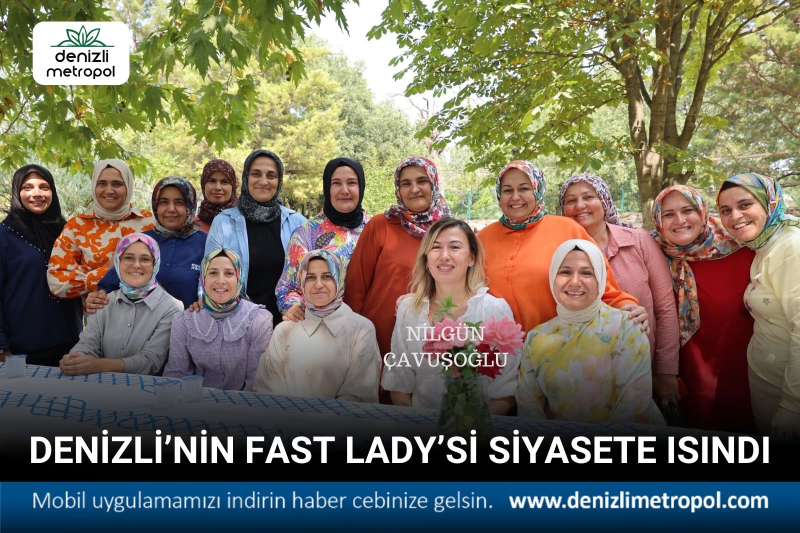 DENİZLİ’NİN FAST LADY’Sİ SİYASETE ISINDI