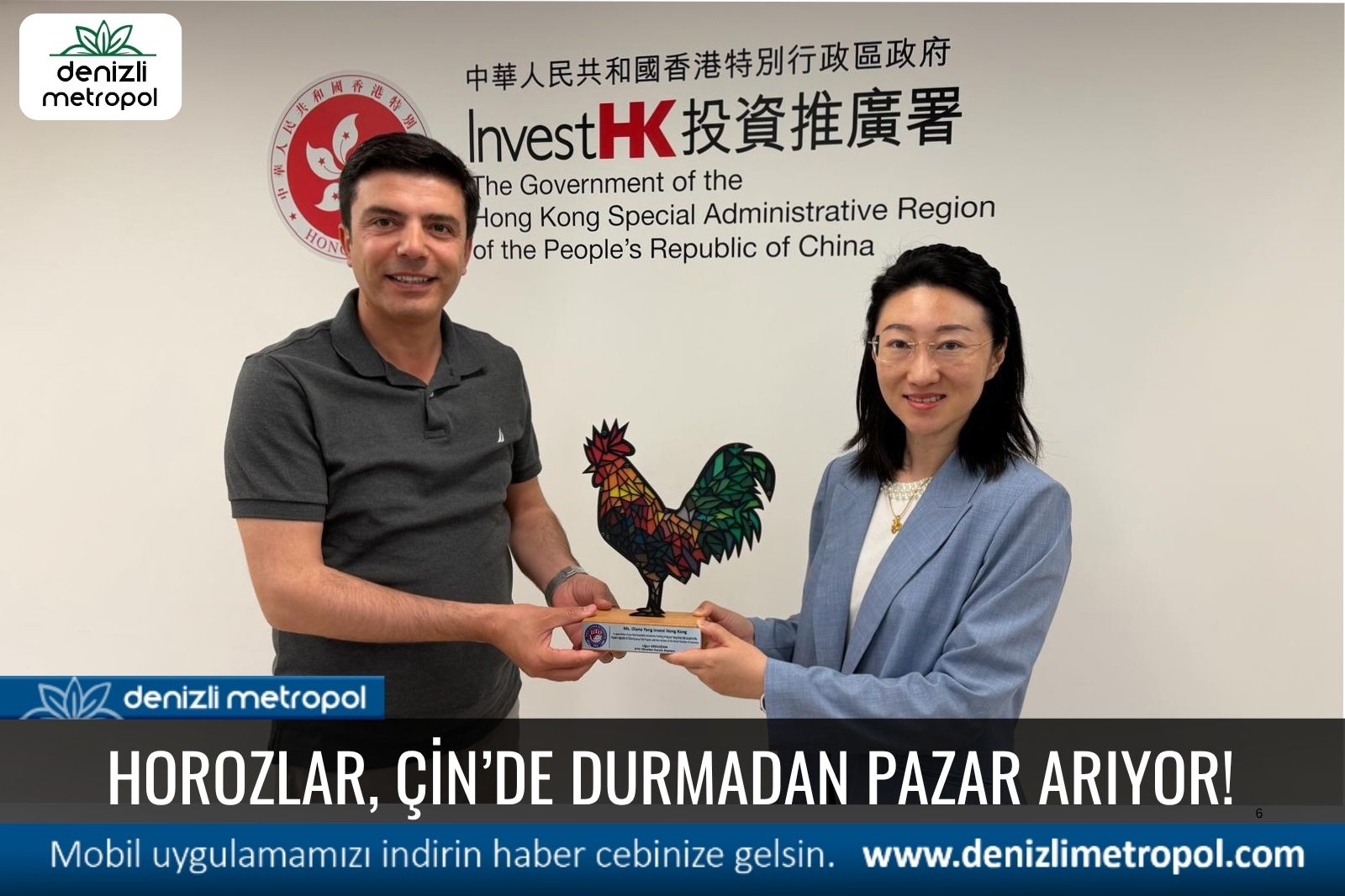 DENİZLİ’NİN HOROZLARI  ÇİN’DE DURMADAN PAZAR ARIYOR