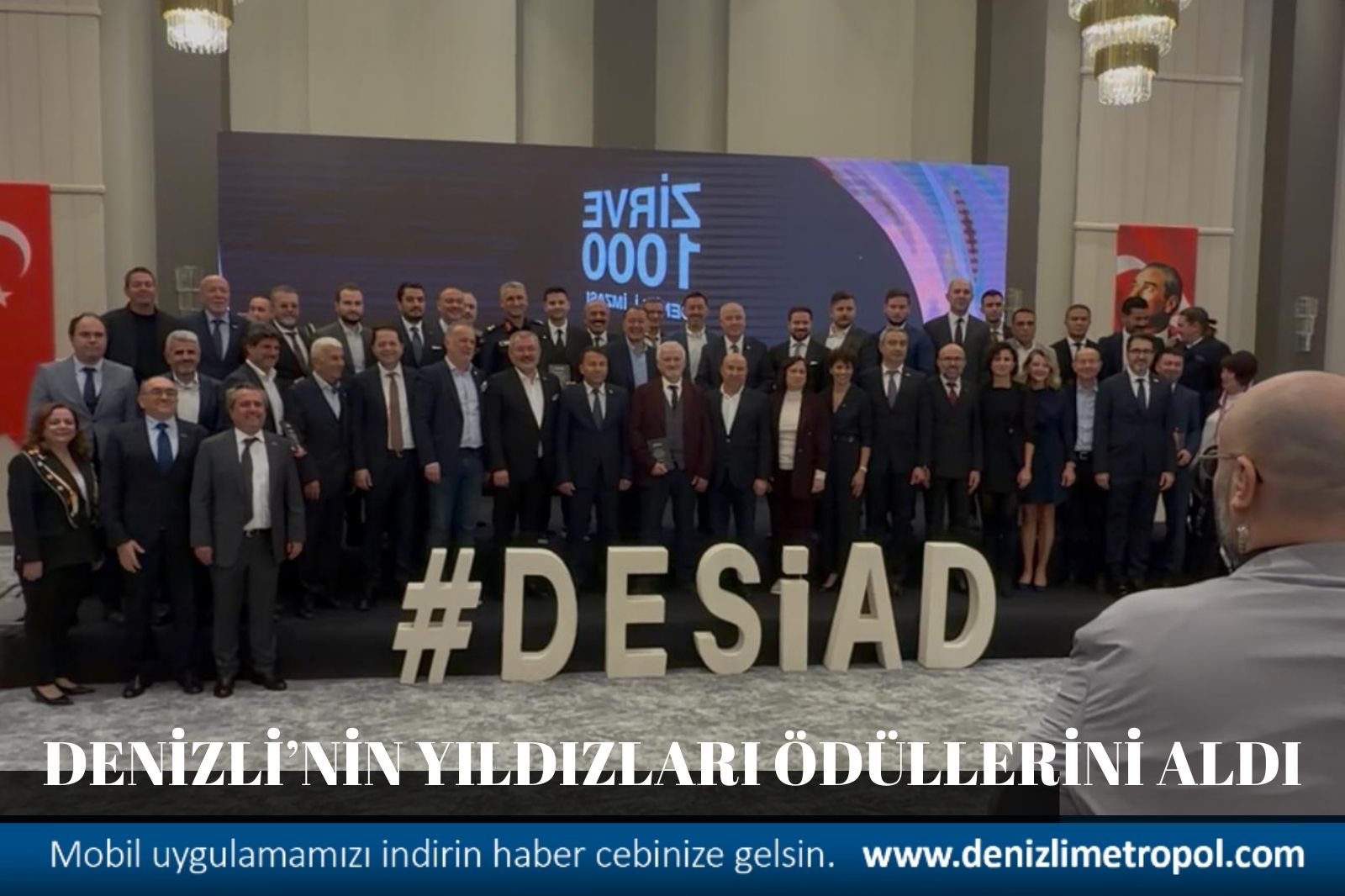 DENİZLİ’NİN YILDIZLARI ÖDÜLLERİNİ ALDI