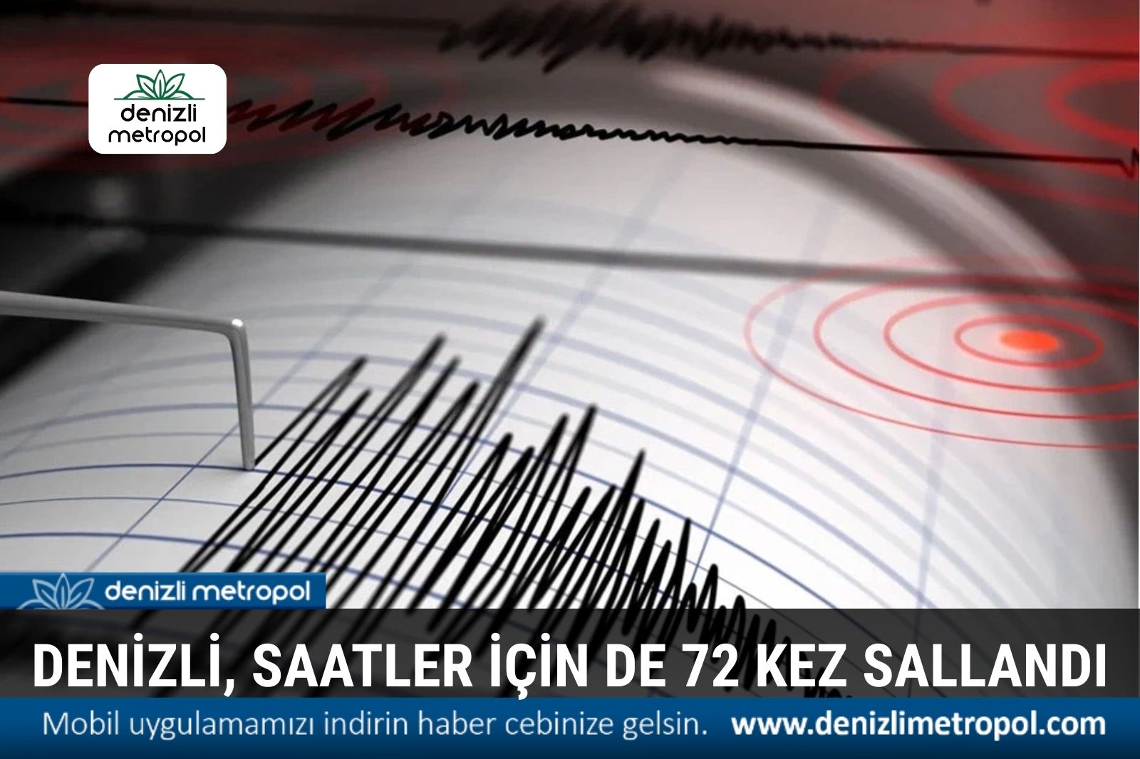 DENİZLİ, SABAHTAN BERİ 72 KEZ SALLANDI