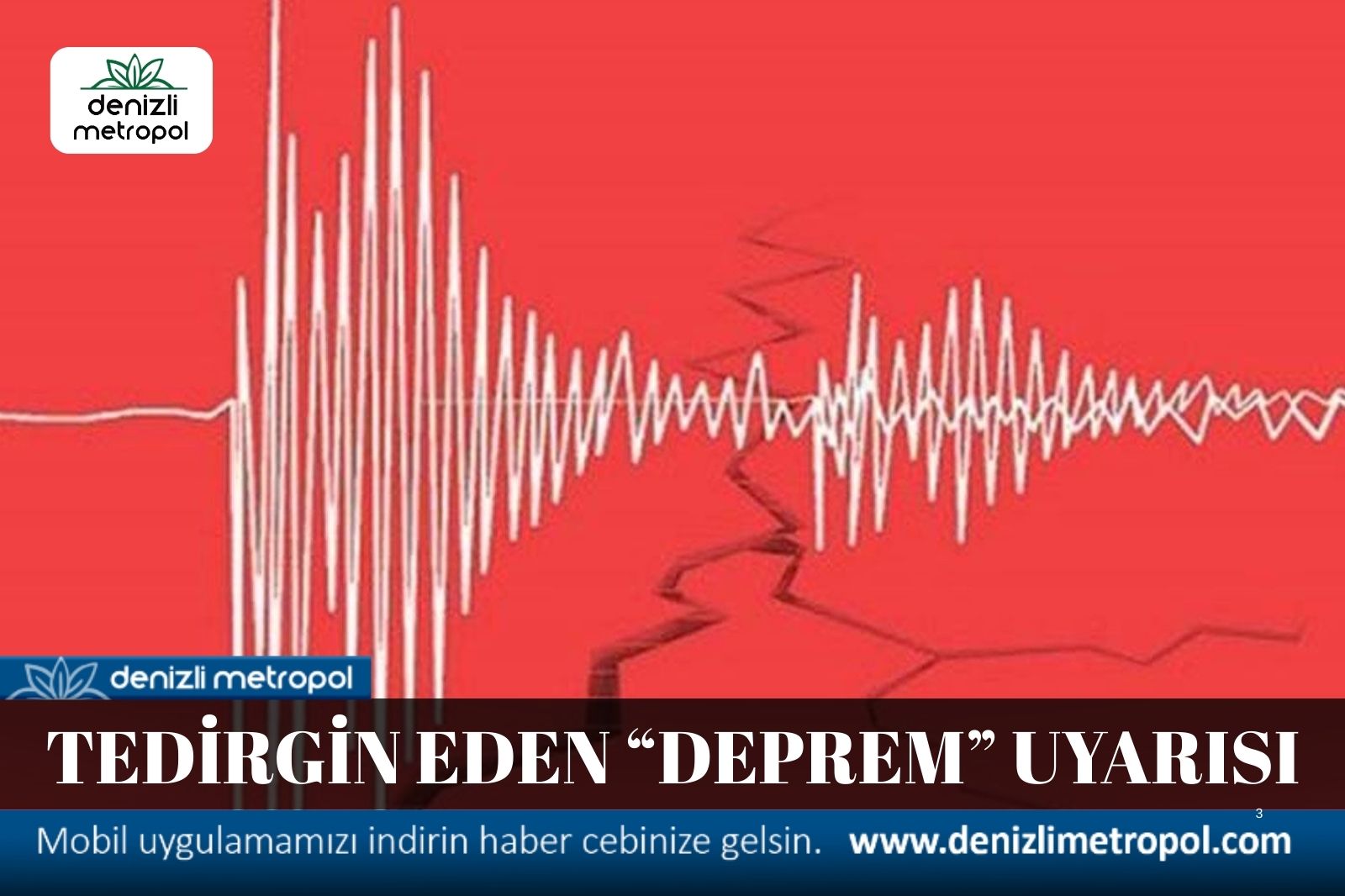 DEPREM İÇİN UYARIDA BULUNDULAR