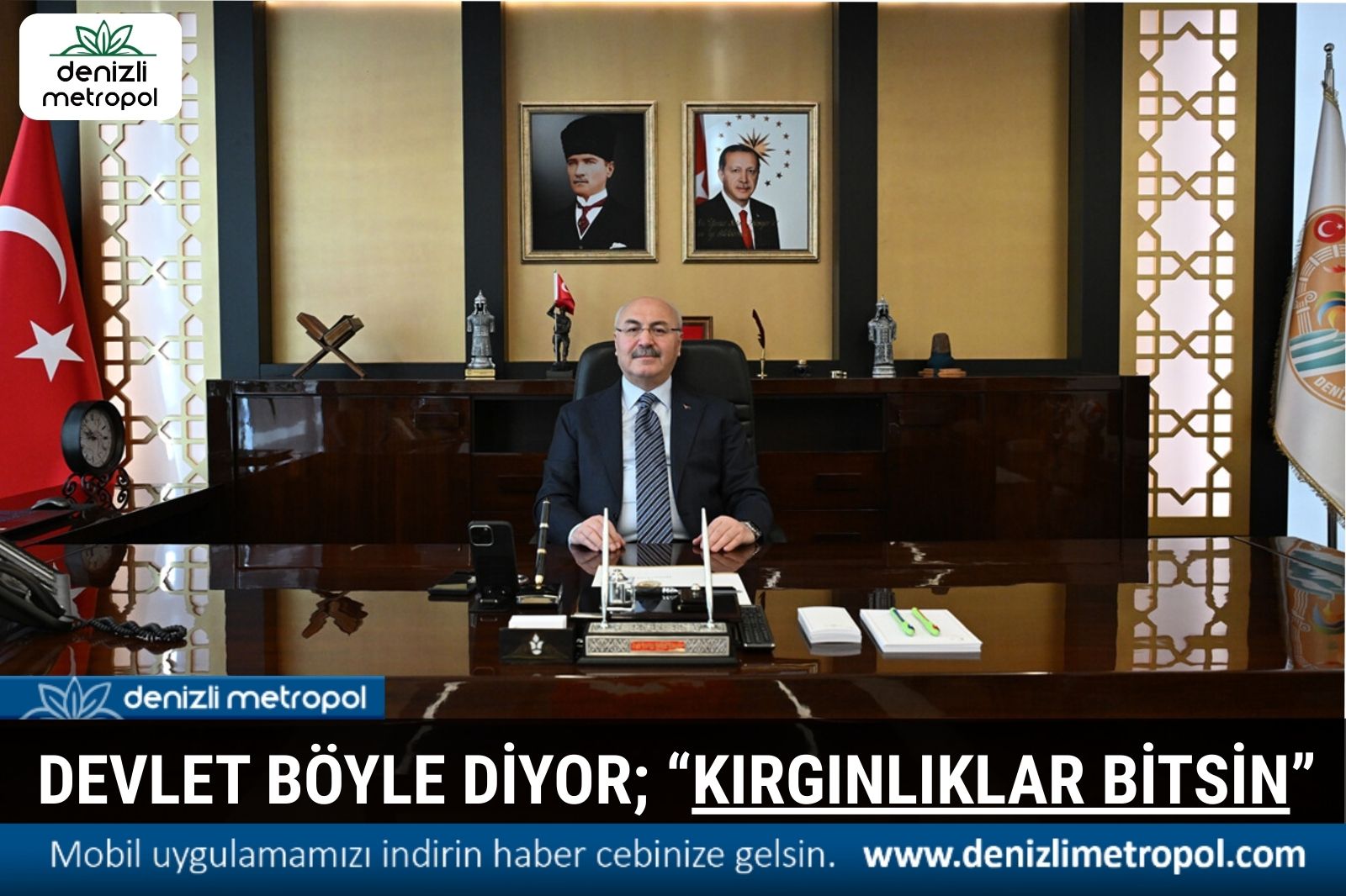 DEVLET BÖYLE DİYOR;  “KIRGINLIKLAR BİTSİN”