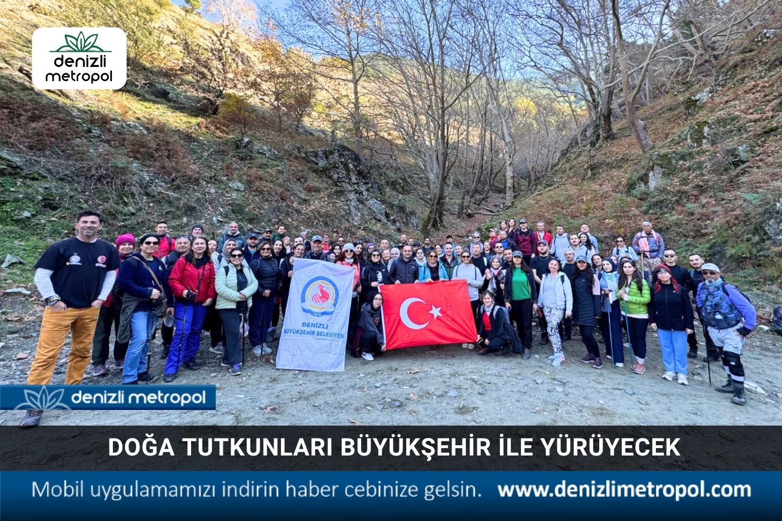 Doğa tutkunları Büyükşehir ile yürüyecek