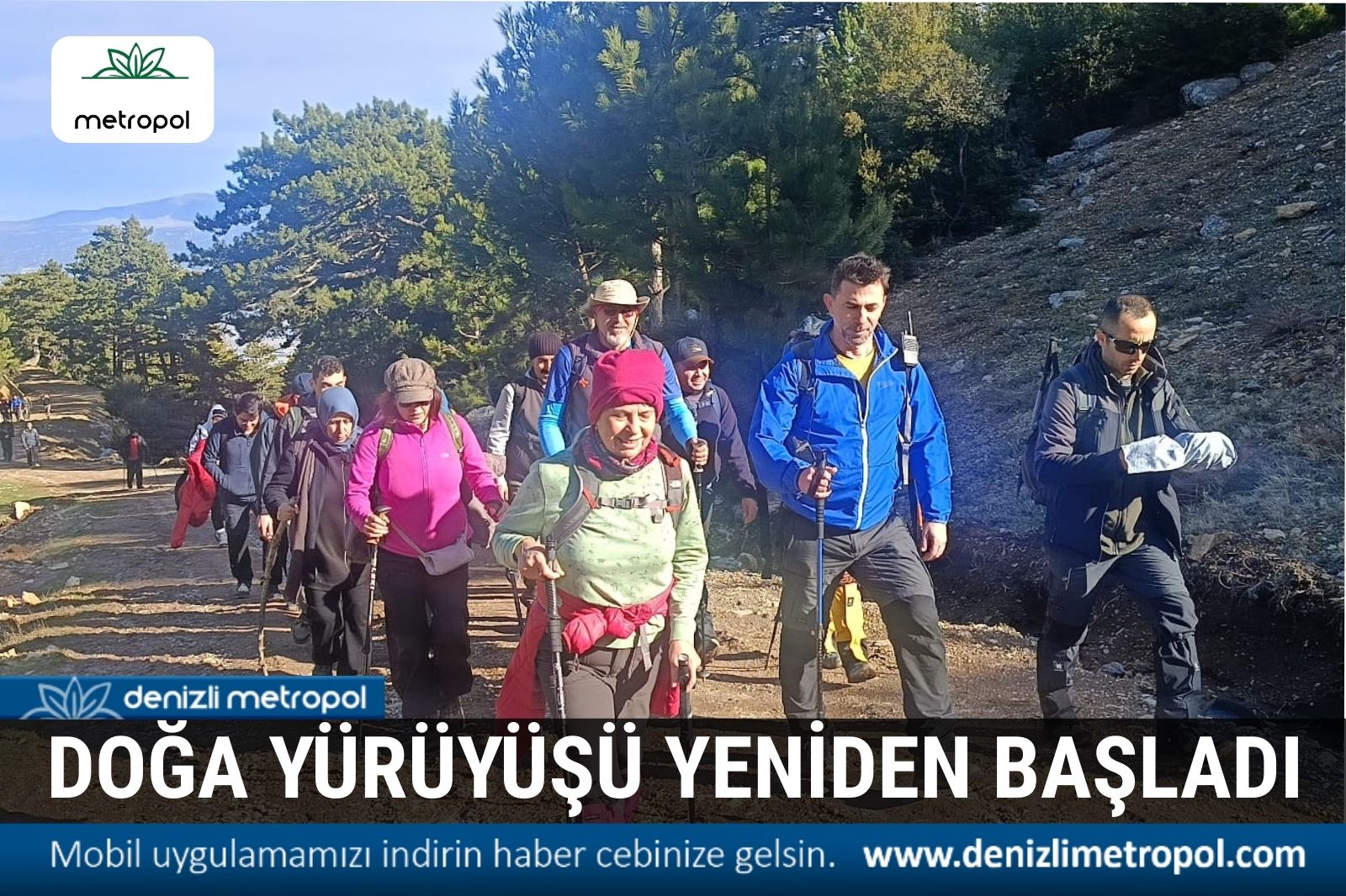 DOĞA YÜRÜYÜŞLERİ YENİDEN BAŞLADI